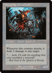 Smoldering Werewolf // Erupting Dreadwolf (Retro Frame) [Innistrad Remastered] | Dragon's Lair Comics and Fantasy Houston TX