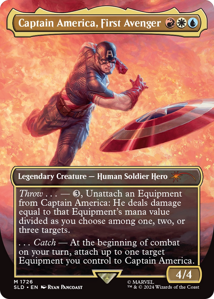 Captain America's Aid - Sigarda's Aid (Rainbow Foil) [Secret Lair Drop Series] | Dragon's Lair Comics and Fantasy Houston TX