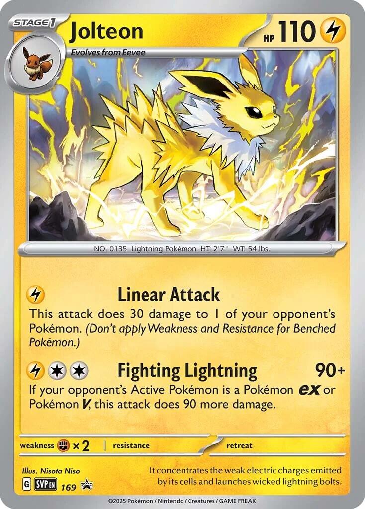 Jolteon (SVP169) [Scarlet & Violet: Black Star Promos] | Dragon's Lair Comics and Fantasy Houston TX