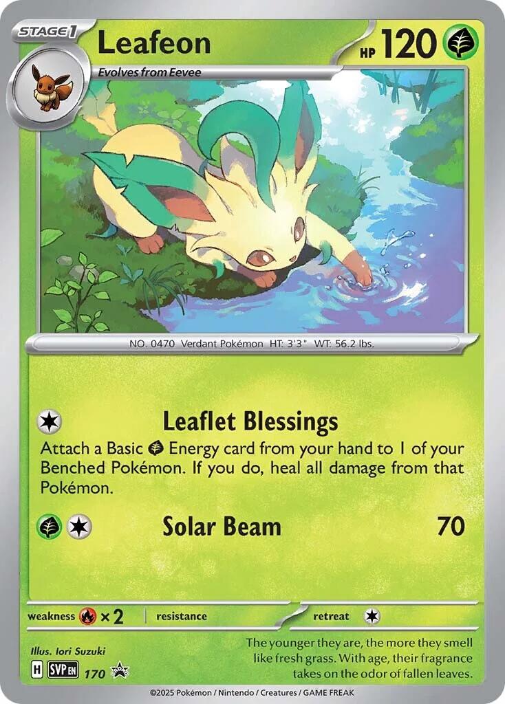 Leafeon (SVP170) [Scarlet & Violet: Black Star Promos] | Dragon's Lair Comics and Fantasy Houston TX