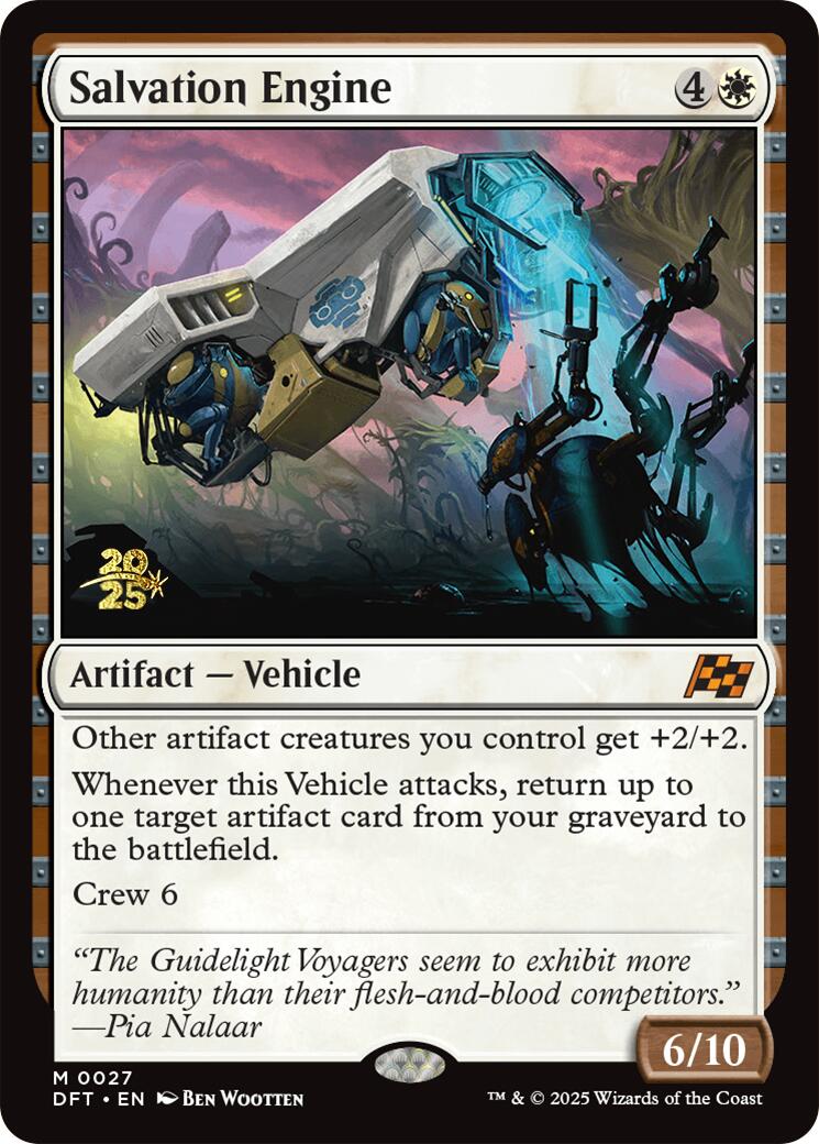 Salvation Engine [Aetherdrift Prerelease Promos] | Dragon's Lair Comics and Fantasy Houston TX