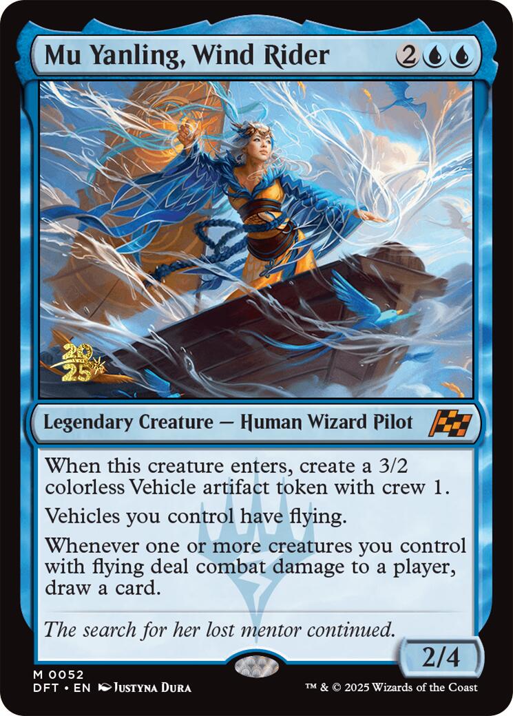 Mu Yanling, Wind Rider [Aetherdrift Prerelease Promos] | Dragon's Lair Comics and Fantasy Houston TX