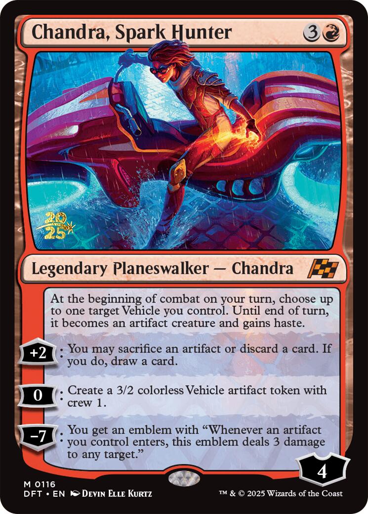 Chandra, Spark Hunter [Aetherdrift Prerelease Promos] | Dragon's Lair Comics and Fantasy Houston TX