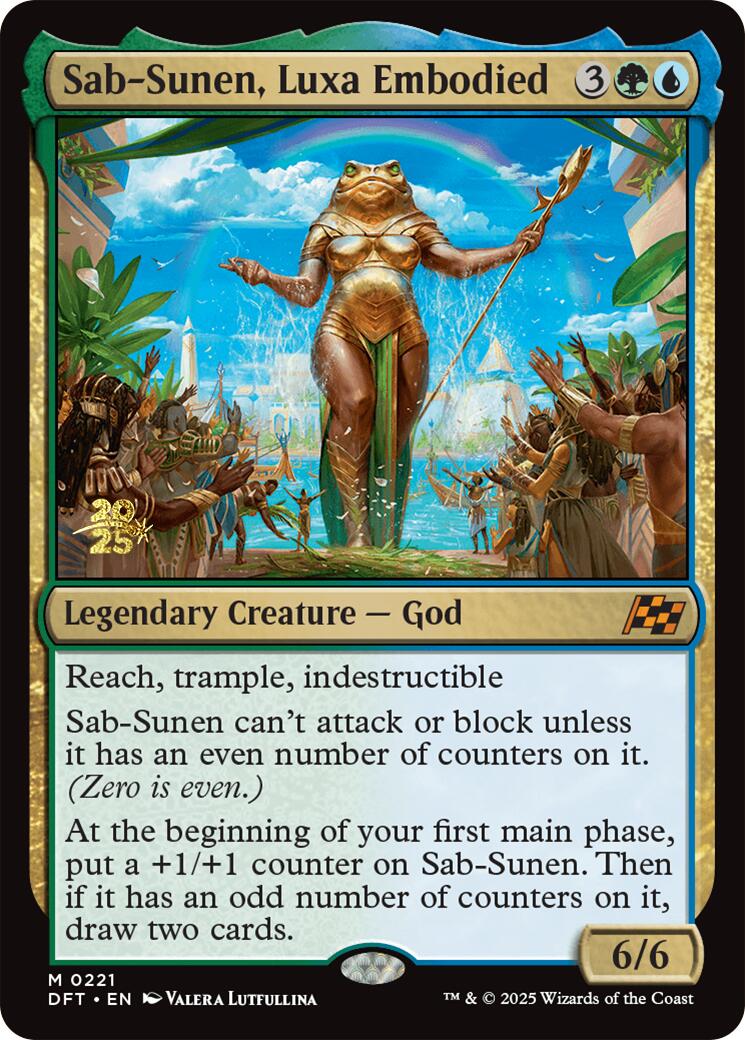 Sab-Sunen, Luxa Embodied [Aetherdrift Prerelease Promos] | Dragon's Lair Comics and Fantasy Houston TX