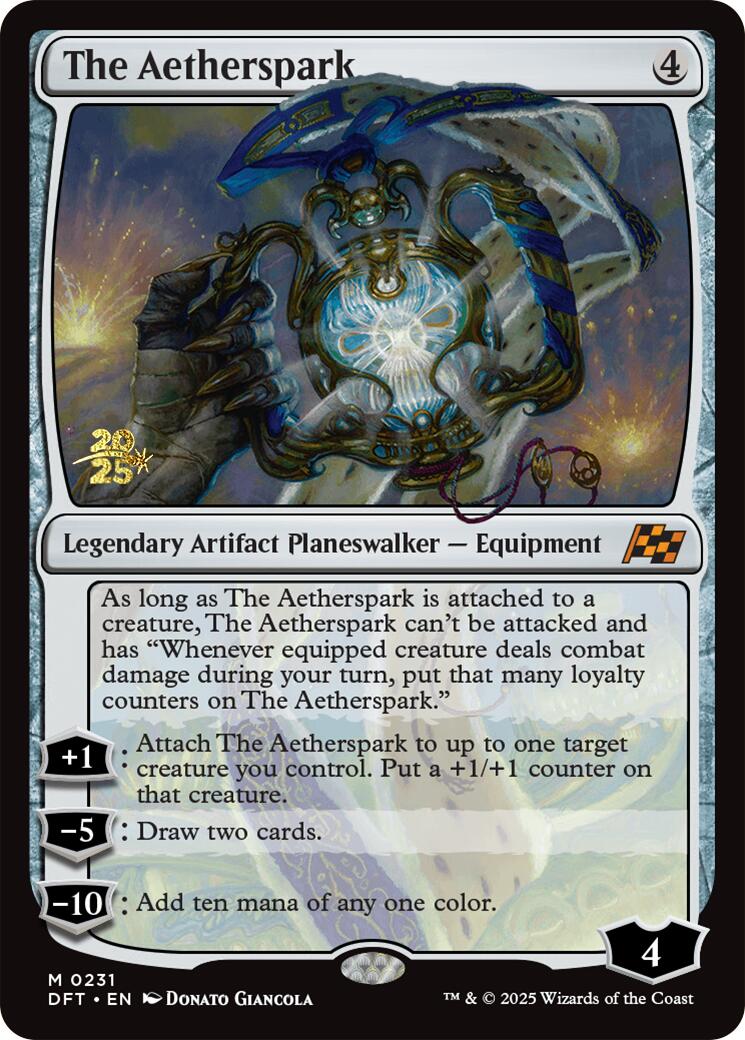 The Aetherspark [Aetherdrift Prerelease Promos] | Dragon's Lair Comics and Fantasy Houston TX