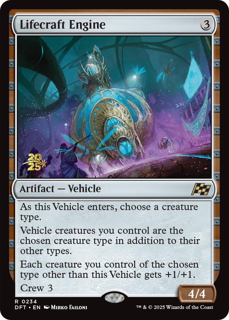 Lifecraft Engine [Aetherdrift Prerelease Promos] | Dragon's Lair Comics and Fantasy Houston TX