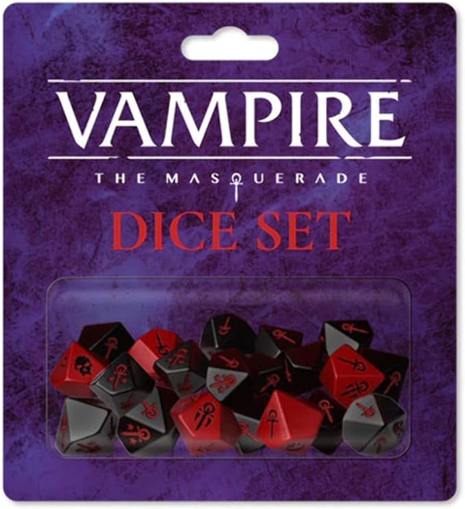 Vampire the Masquerade Dice Set | Dragon's Lair Comics and Fantasy Houston TX