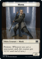 Spider // Monk Double-Sided Token [Double Masters 2022 Tokens] | Dragon's Lair Comics and Fantasy Houston TX