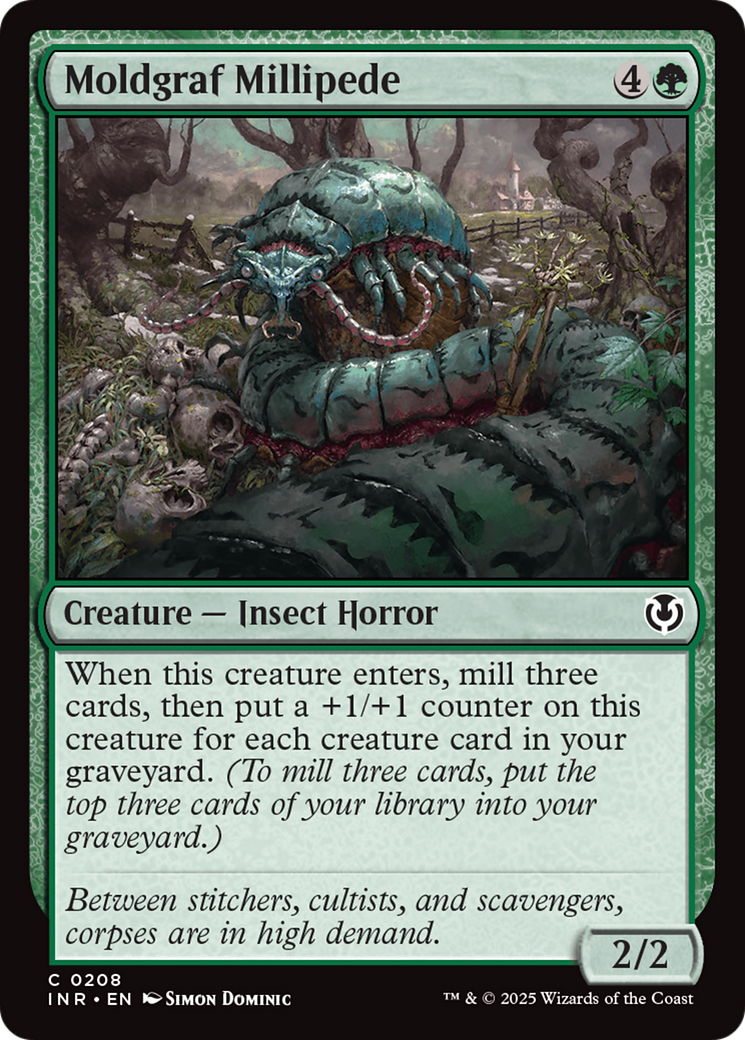 Moldgraf Millipede [Innistrad Remastered] | Dragon's Lair Comics and Fantasy Houston TX