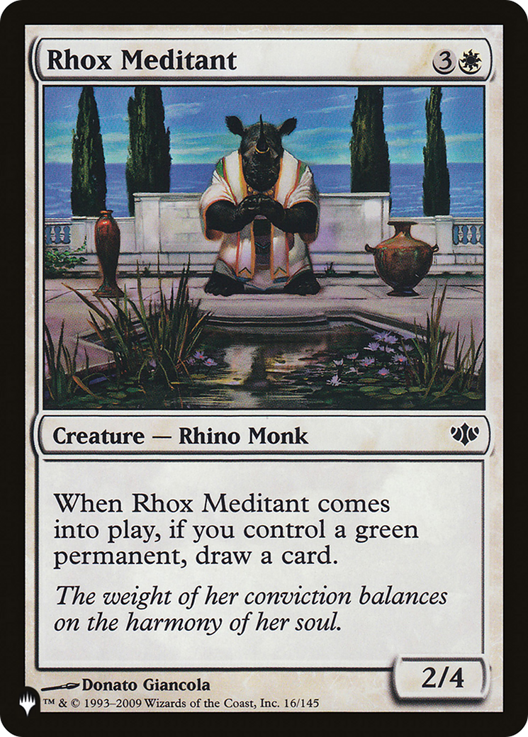 Rhox Meditant [The List Reprints] | Dragon's Lair Comics and Fantasy Houston TX