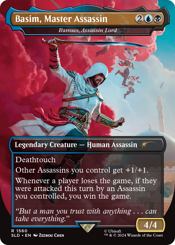 Basim, Master Assassin - Ramses, Assassin Lord (Rainbow Foil) [Secret Lair Drop Series] | Dragon's Lair Comics and Fantasy Houston TX