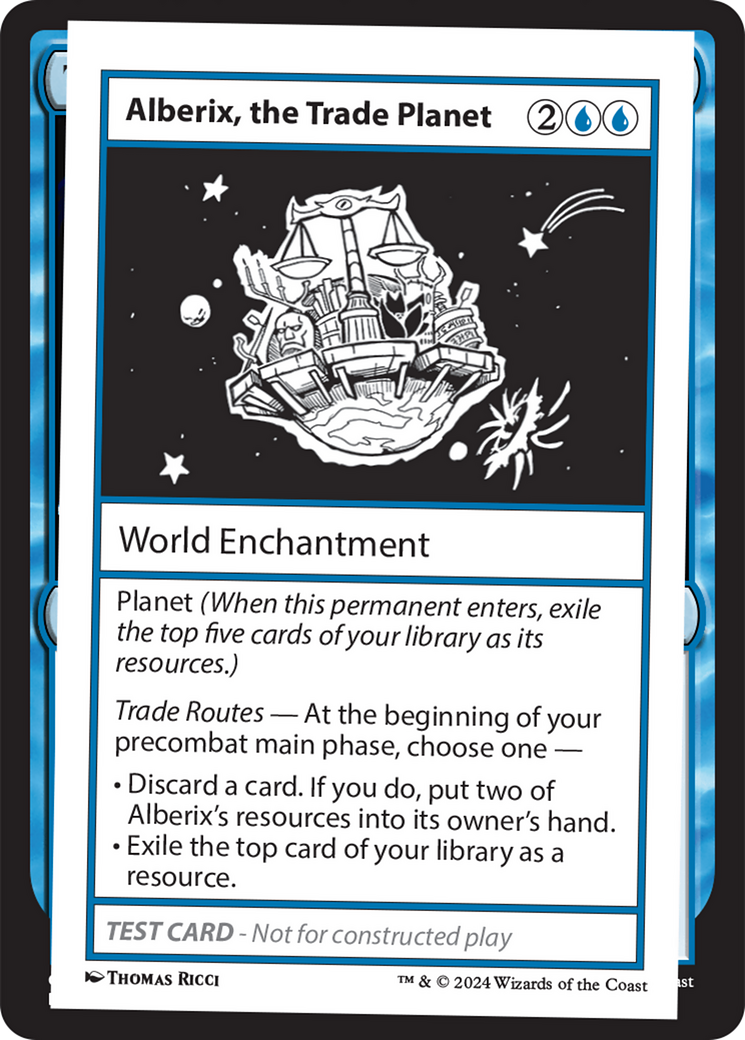 Alberix, the Trade Planet [Mystery Booster 2 Playtest Cards] | Dragon's Lair Comics and Fantasy Houston TX