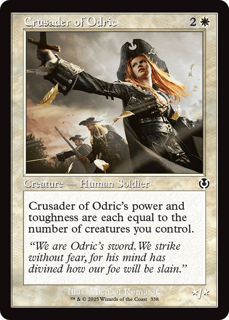 Crusader of Odric (Retro Frame) [Innistrad Remastered] | Dragon's Lair Comics and Fantasy Houston TX