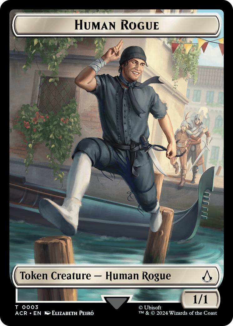 Human Rogue Token [Assassin's Creed Tokens] | Dragon's Lair Comics and Fantasy Houston TX