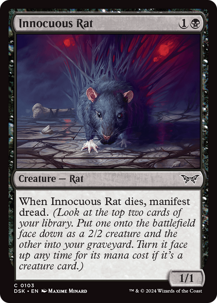 Innocuous Rat [Duskmourn: House of Horror] | Dragon's Lair Comics and Fantasy Houston TX