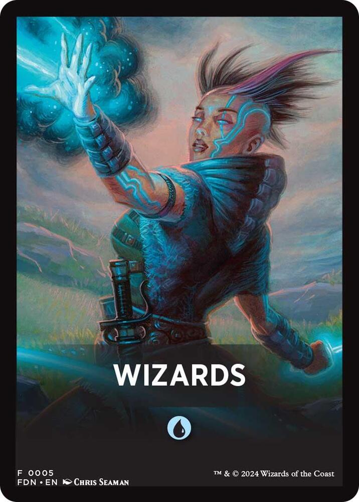 Wizards Theme Card [Foundations Tokens] | Dragon's Lair Comics and Fantasy Houston TX