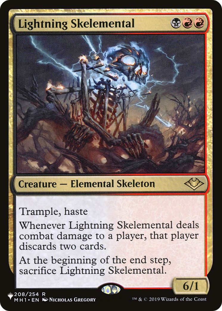 Lightning Skelemental [The List Reprints] | Dragon's Lair Comics and Fantasy Houston TX