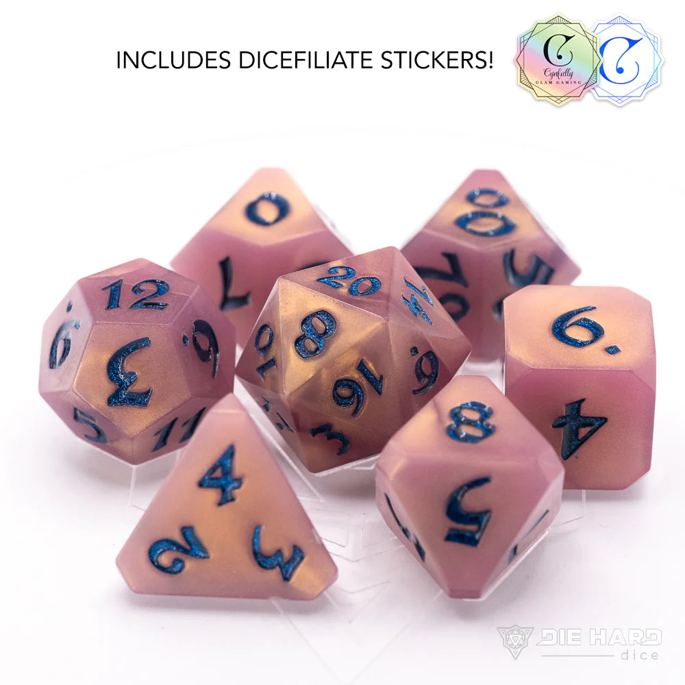 Die Hard Dice: Avalore Cynfully Lux 7 Poly Set | Dragon's Lair Comics and Fantasy Houston TX