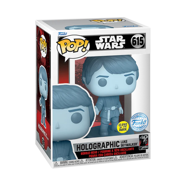 Funko POP!: Holographic Luke Skywalker | Dragon's Lair Comics and Fantasy Houston TX