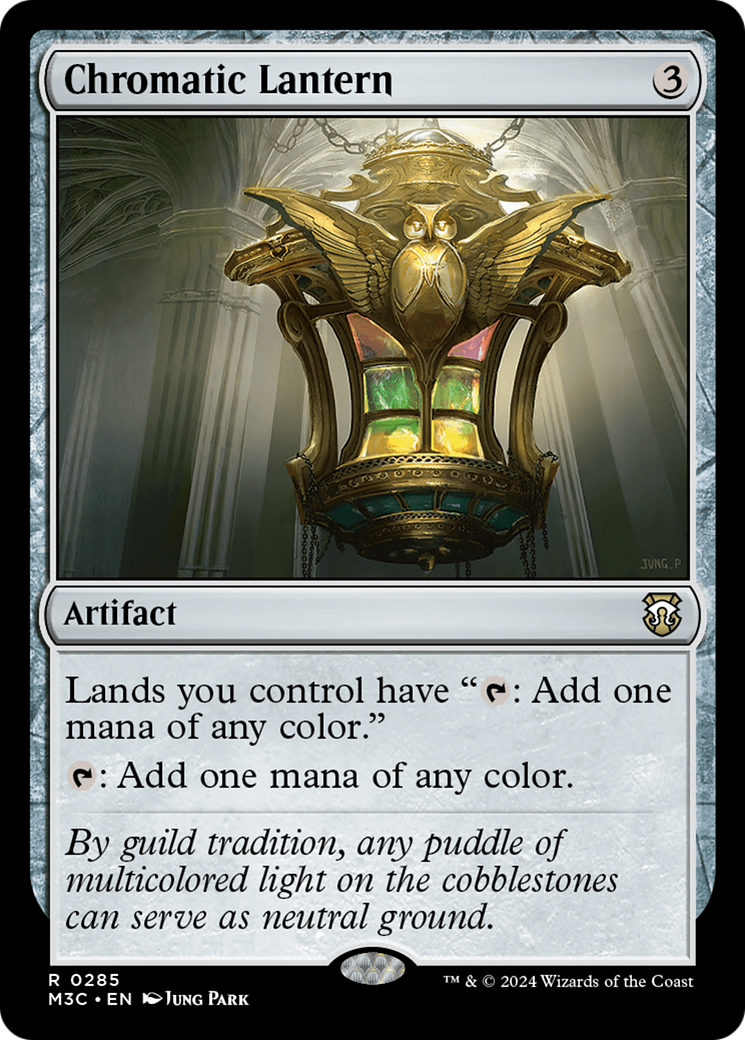 Chromatic Lantern (Ripple Foil) [Modern Horizons 3 Commander] | Dragon's Lair Comics and Fantasy Houston TX