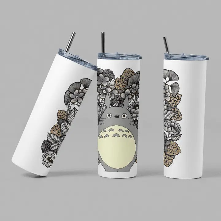 The Geek Boutique: Black & White Totoro Tumbler | Dragon's Lair Comics and Fantasy Houston TX