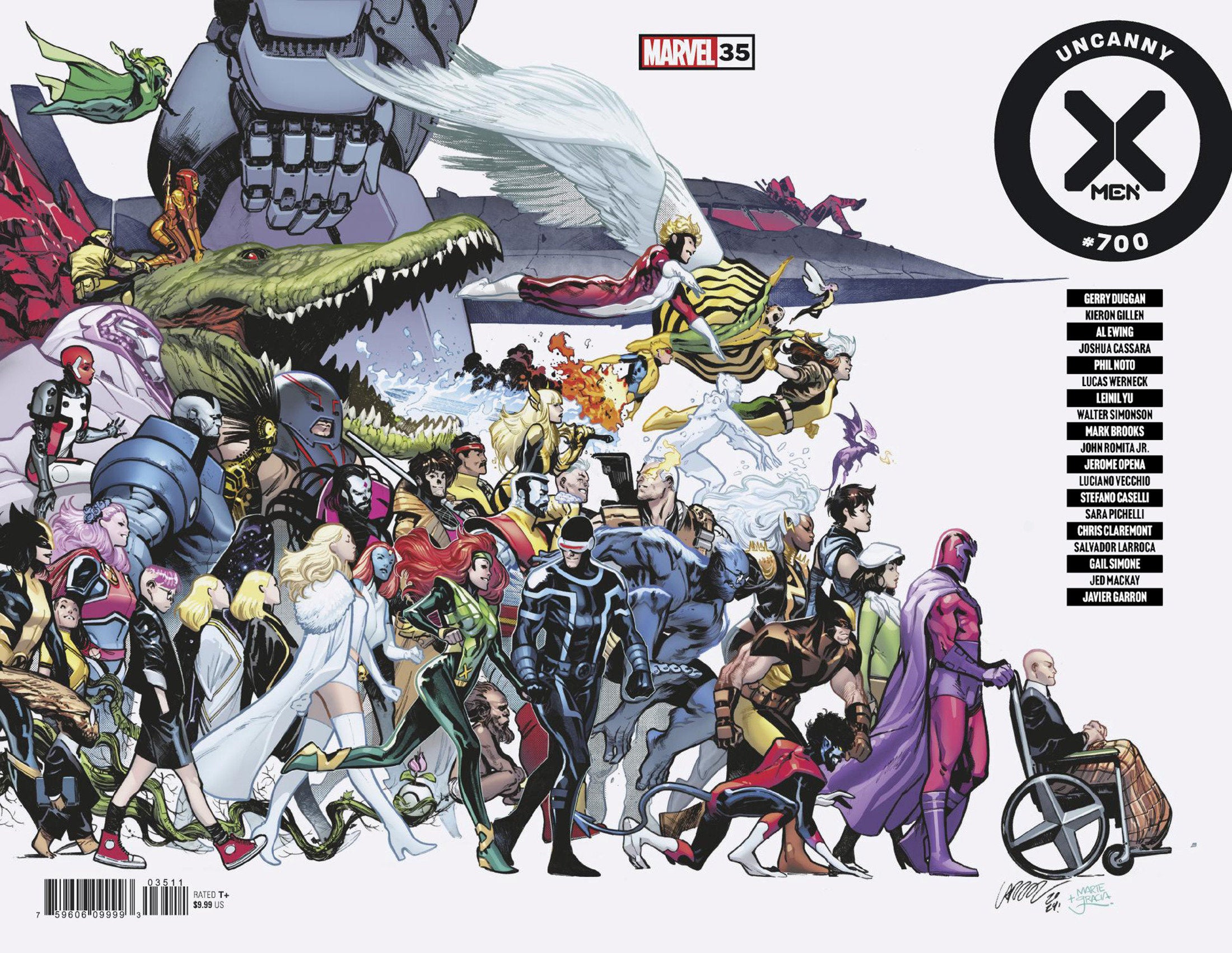 X-Men #35 Wraparound Cover [Fhx] | Dragon's Lair Comics and Fantasy Houston TX