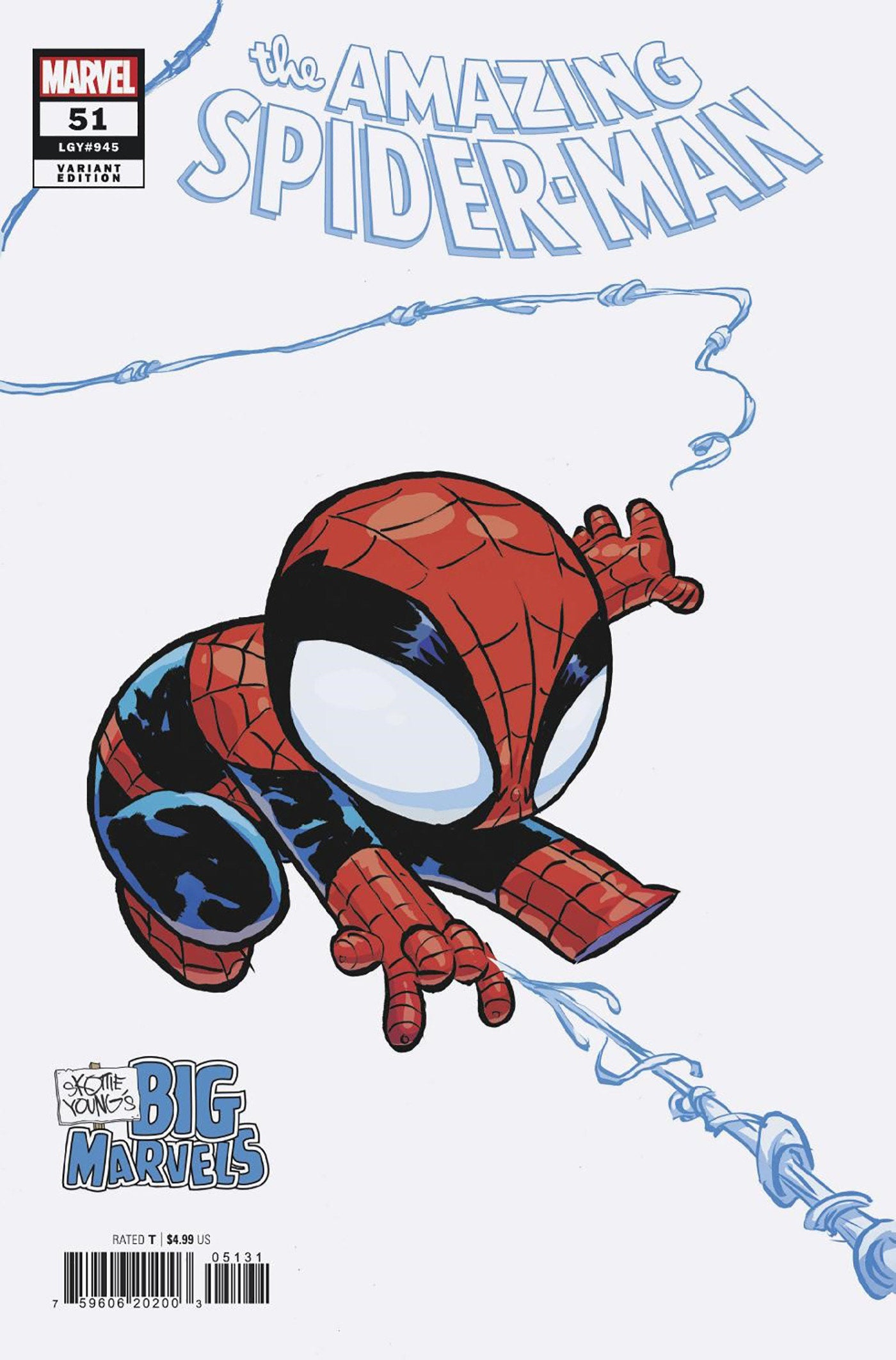 Amazing Spider-Man #51 Skottie Young'S Big Marvel Variant | Dragon's Lair Comics and Fantasy Houston TX