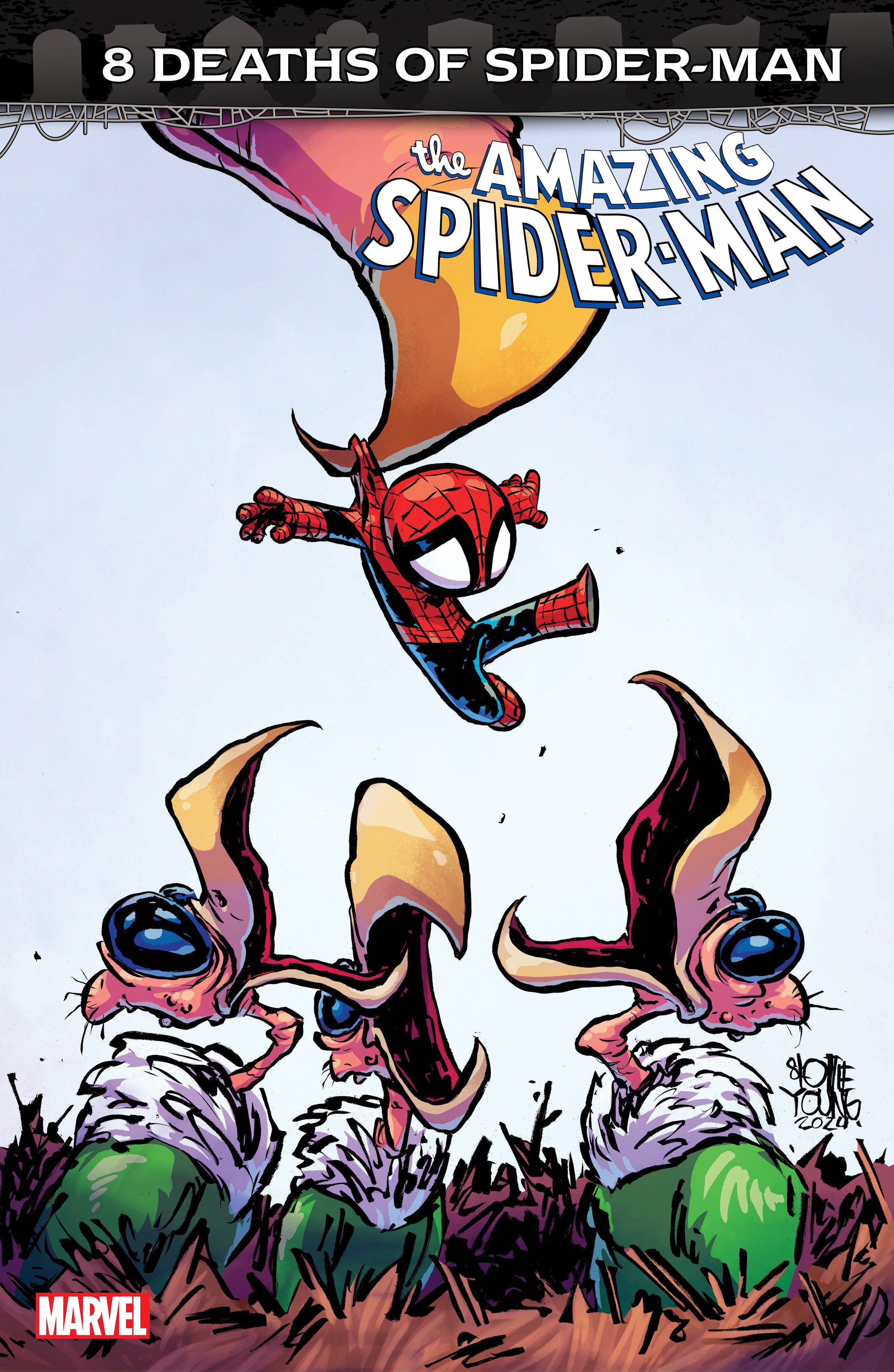 Amazing Spider-Man #64 Skottie Young 8 Deaths Of Spider-Man Variant | Dragon's Lair Comics and Fantasy Houston TX