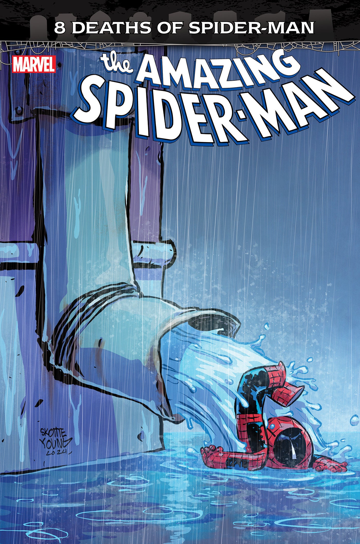 Amazing Spider-Man #66 Skottie Young 8 Deaths Of Spider-Man Variant | Dragon's Lair Comics and Fantasy Houston TX