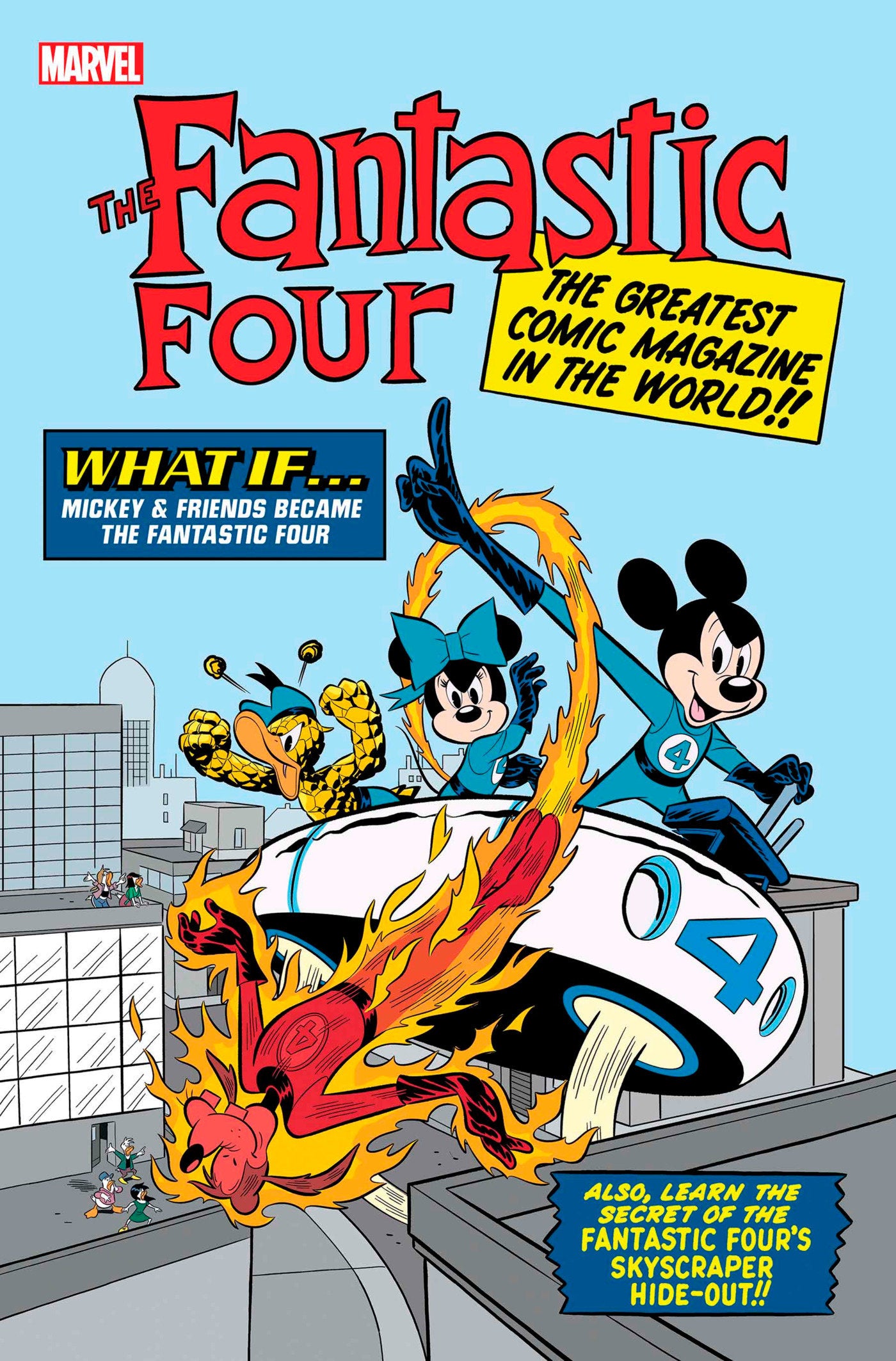 Fantastic Four #28 Francesco D'Ippolito Disney What If? Fantastic Four Homage Va Riant | Dragon's Lair Comics and Fantasy Houston TX