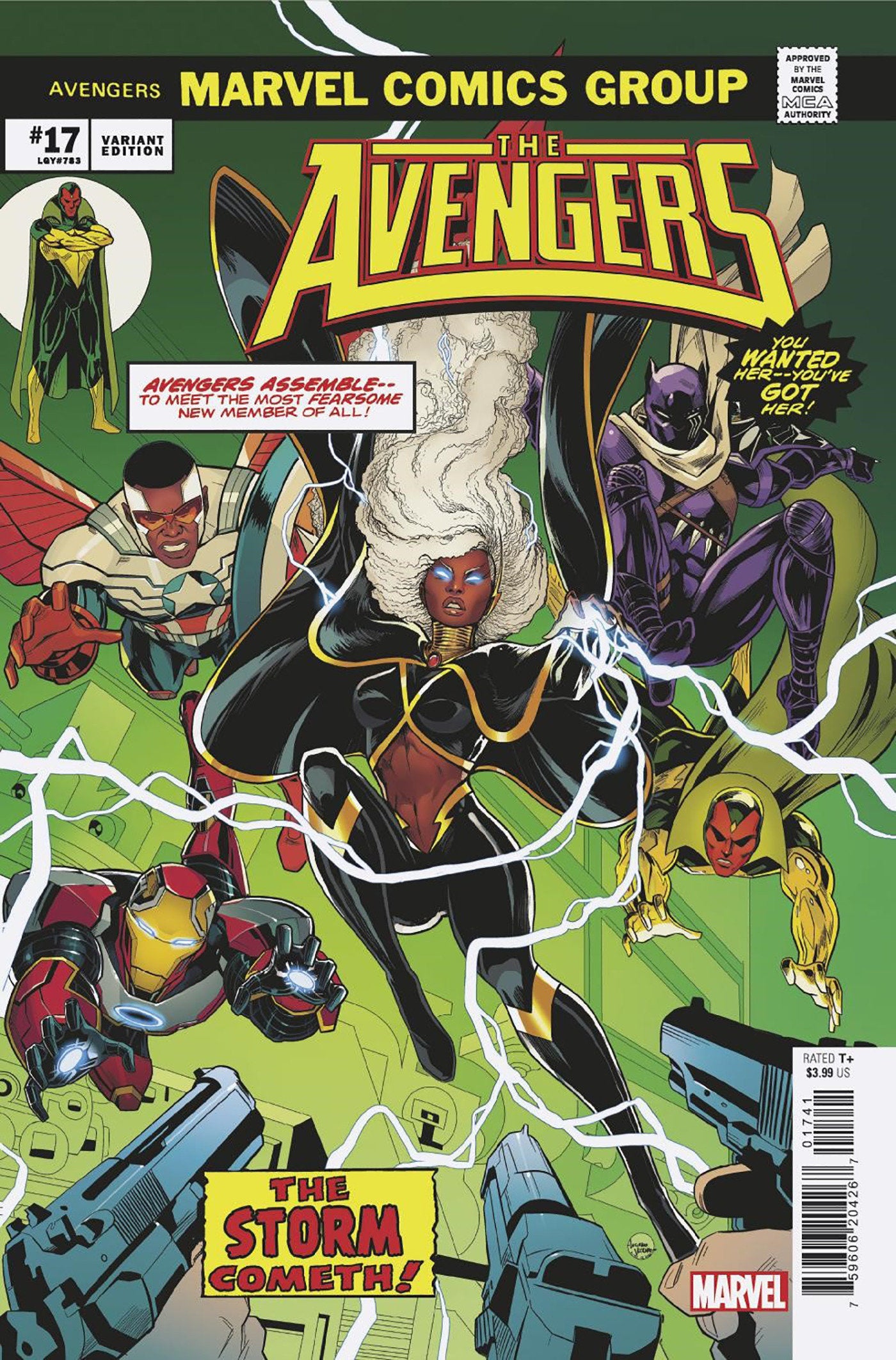 Avengers #17 Luciano Vecchio Homage Variant [Dpwx] | Dragon's Lair Comics and Fantasy Houston TX