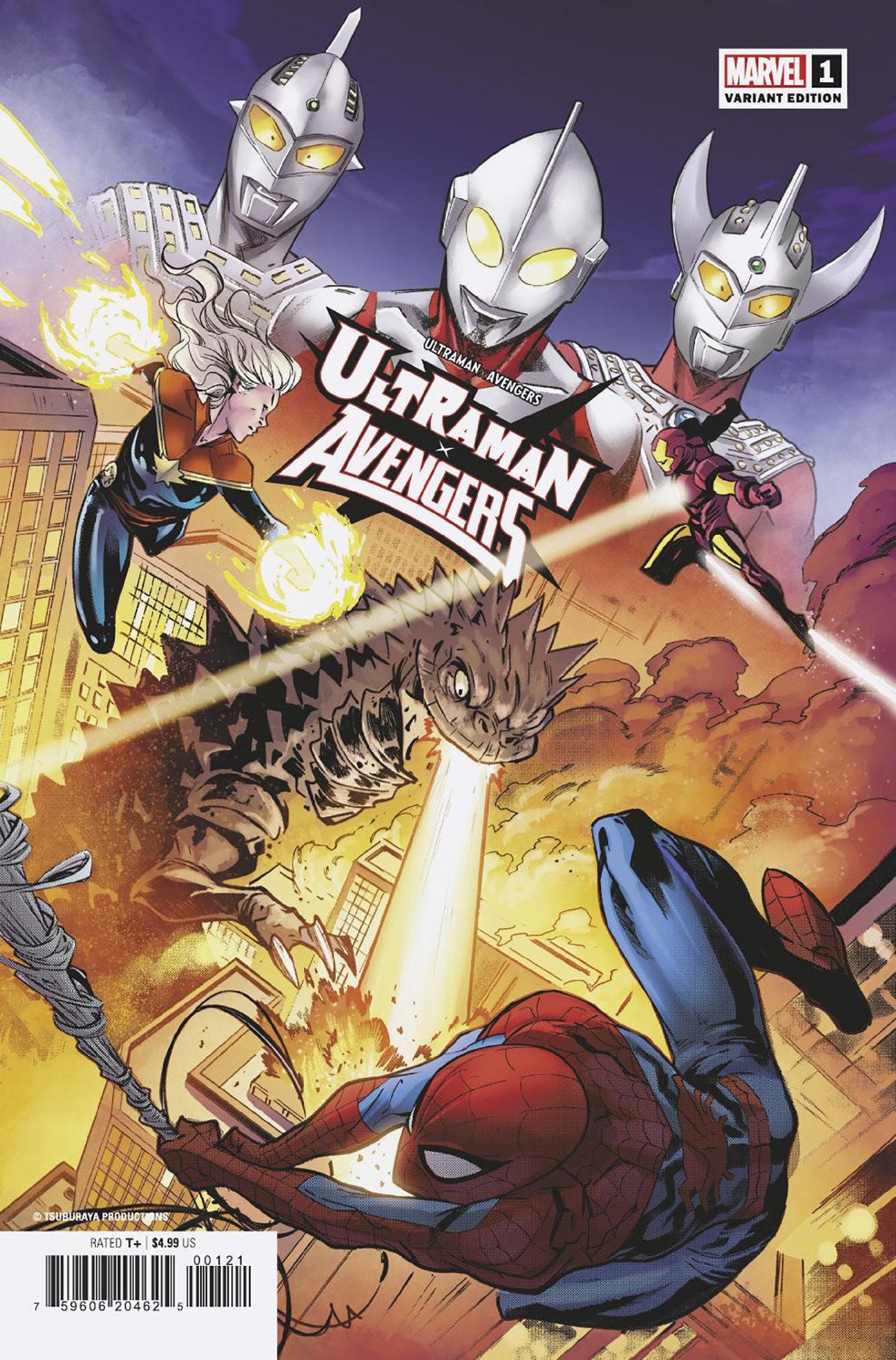 Ultraman X The Avengers #1 Francesco Manna Variant | Dragon's Lair Comics and Fantasy Houston TX