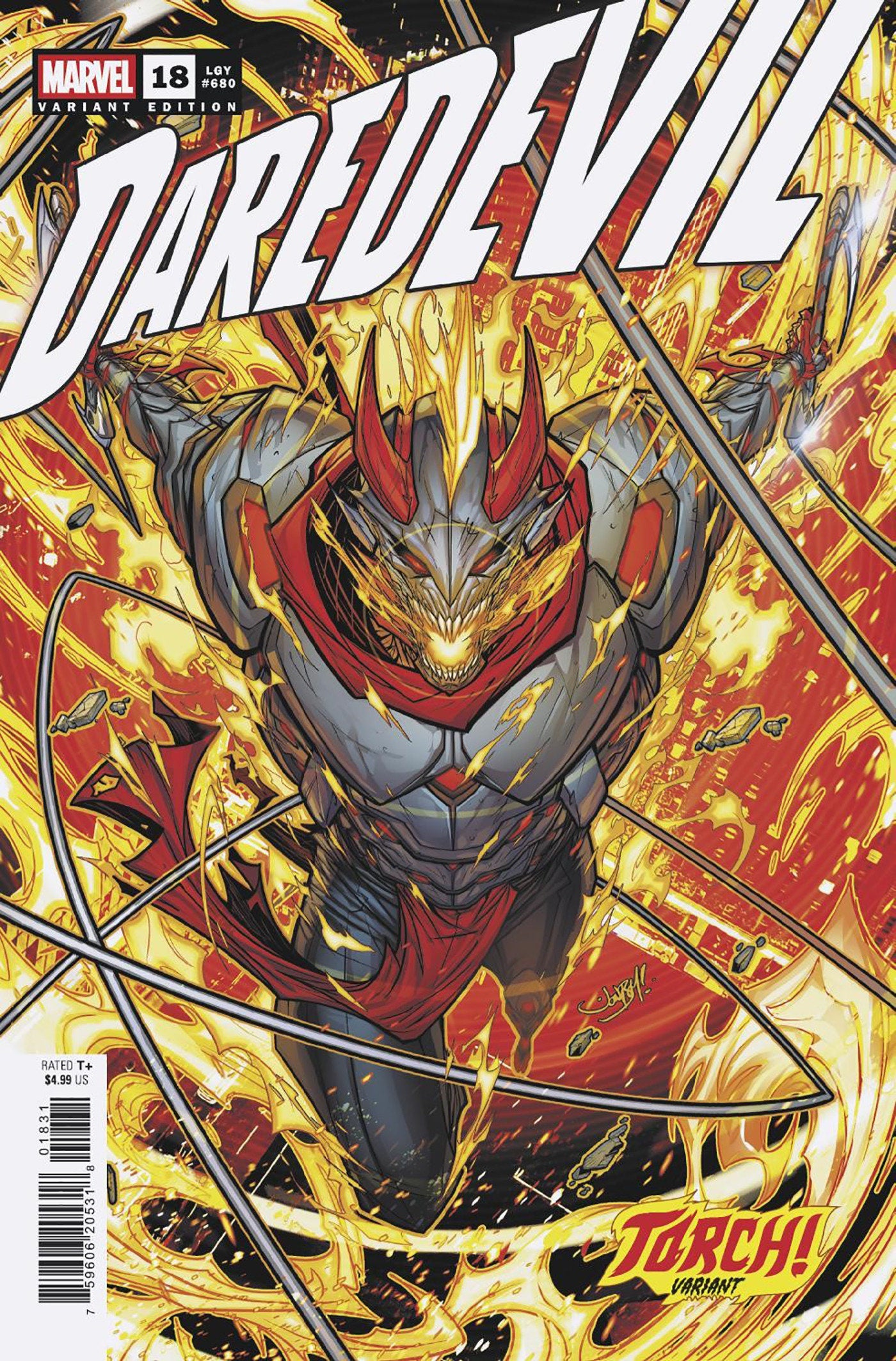 Daredevil #18 Jonboy Meyers Torch! Variant | Dragon's Lair Comics and Fantasy Houston TX