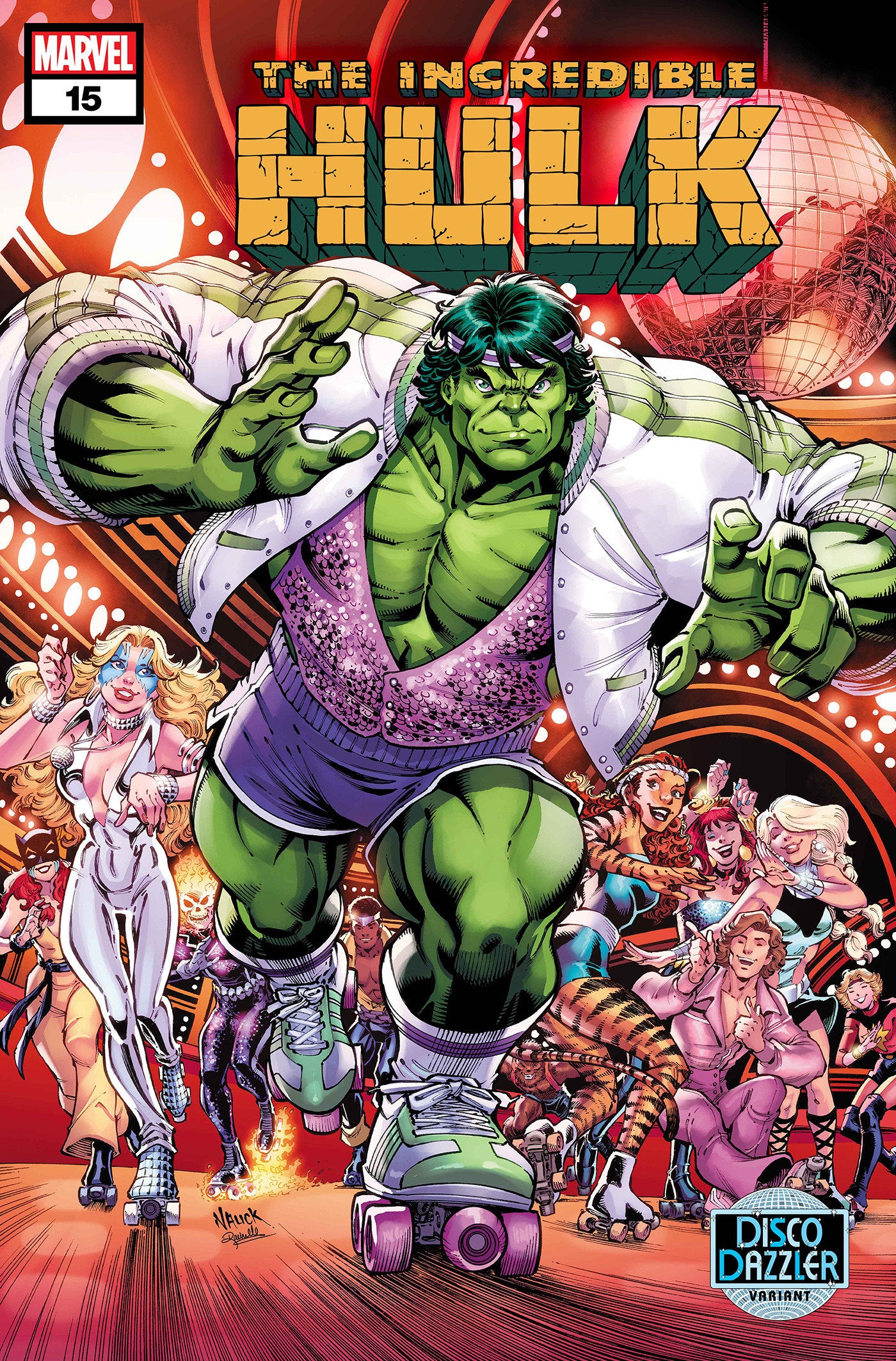 Incredible Hulk #15 Todd Nauck Disco Dazzler Variant | Dragon's Lair Comics and Fantasy Houston TX