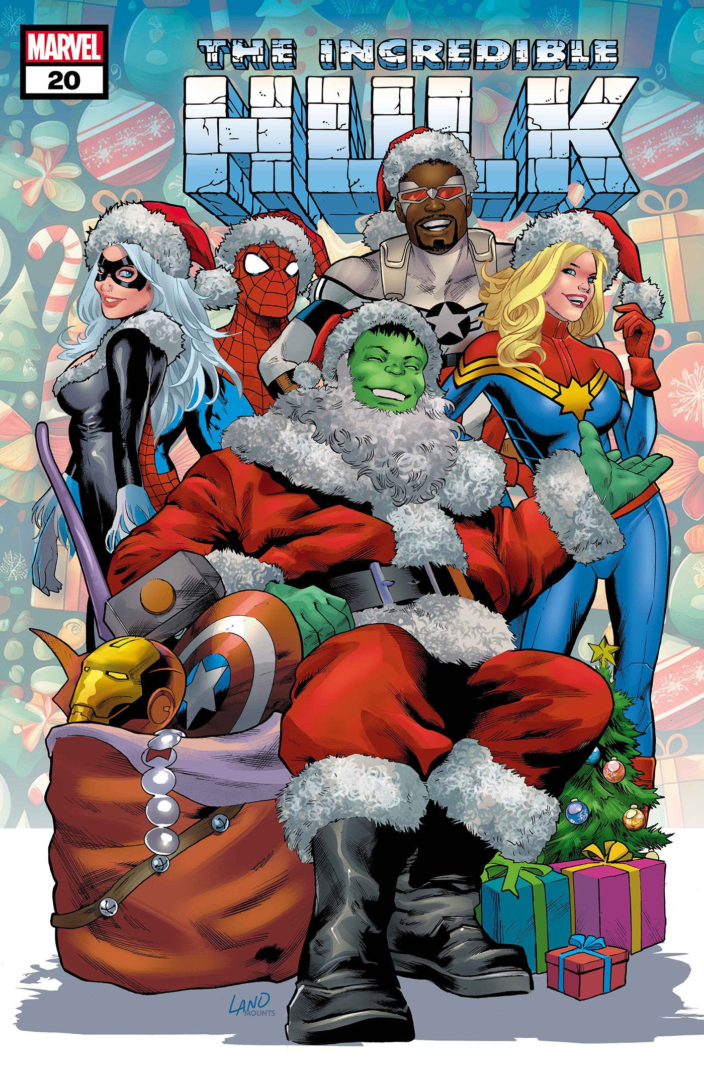 Incredible Hulk #20 Greg Land Winter Holiday Variant | Dragon's Lair Comics and Fantasy Houston TX