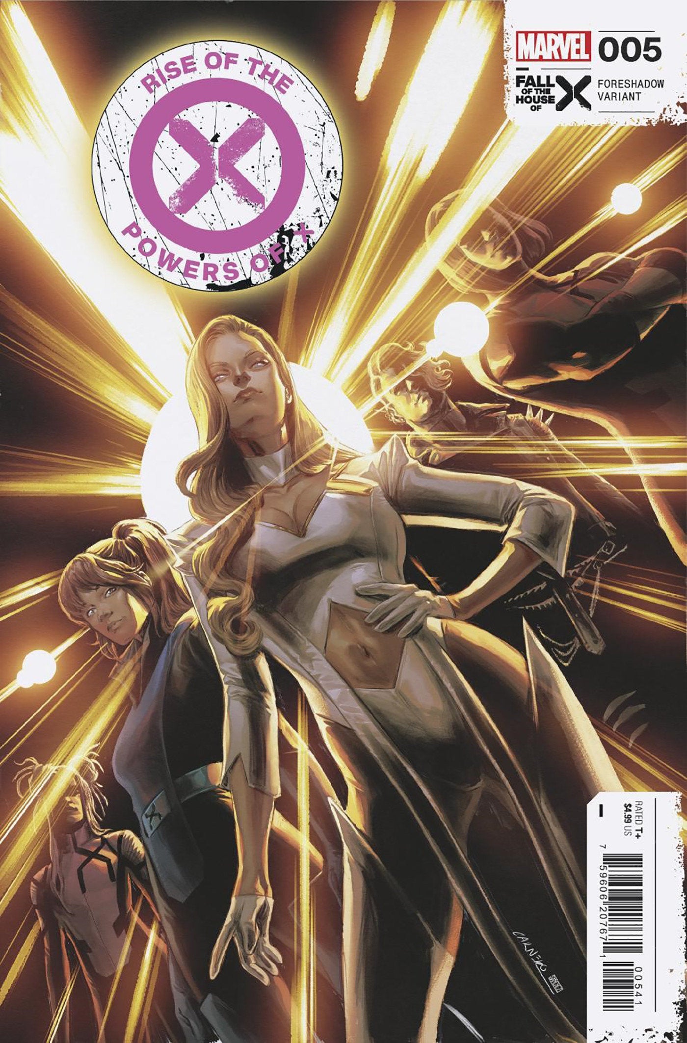 Rise Of The Powers Of X #5 Carmen Carnero Foreshadow Variant [Fhx] | Dragon's Lair Comics and Fantasy Houston TX