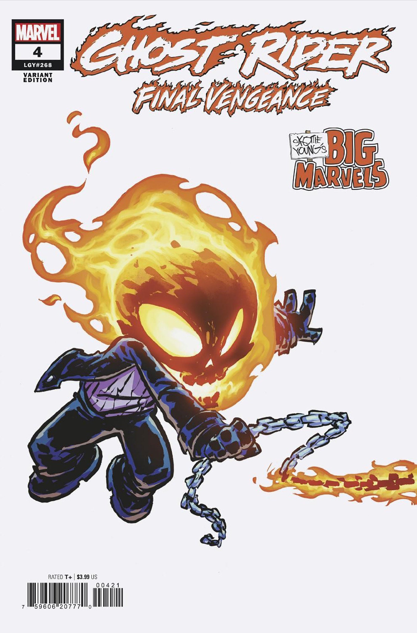 Ghost Rider: Final Vengeance #4 Skottie Young'S Big Marvel Variant | Dragon's Lair Comics and Fantasy Houston TX