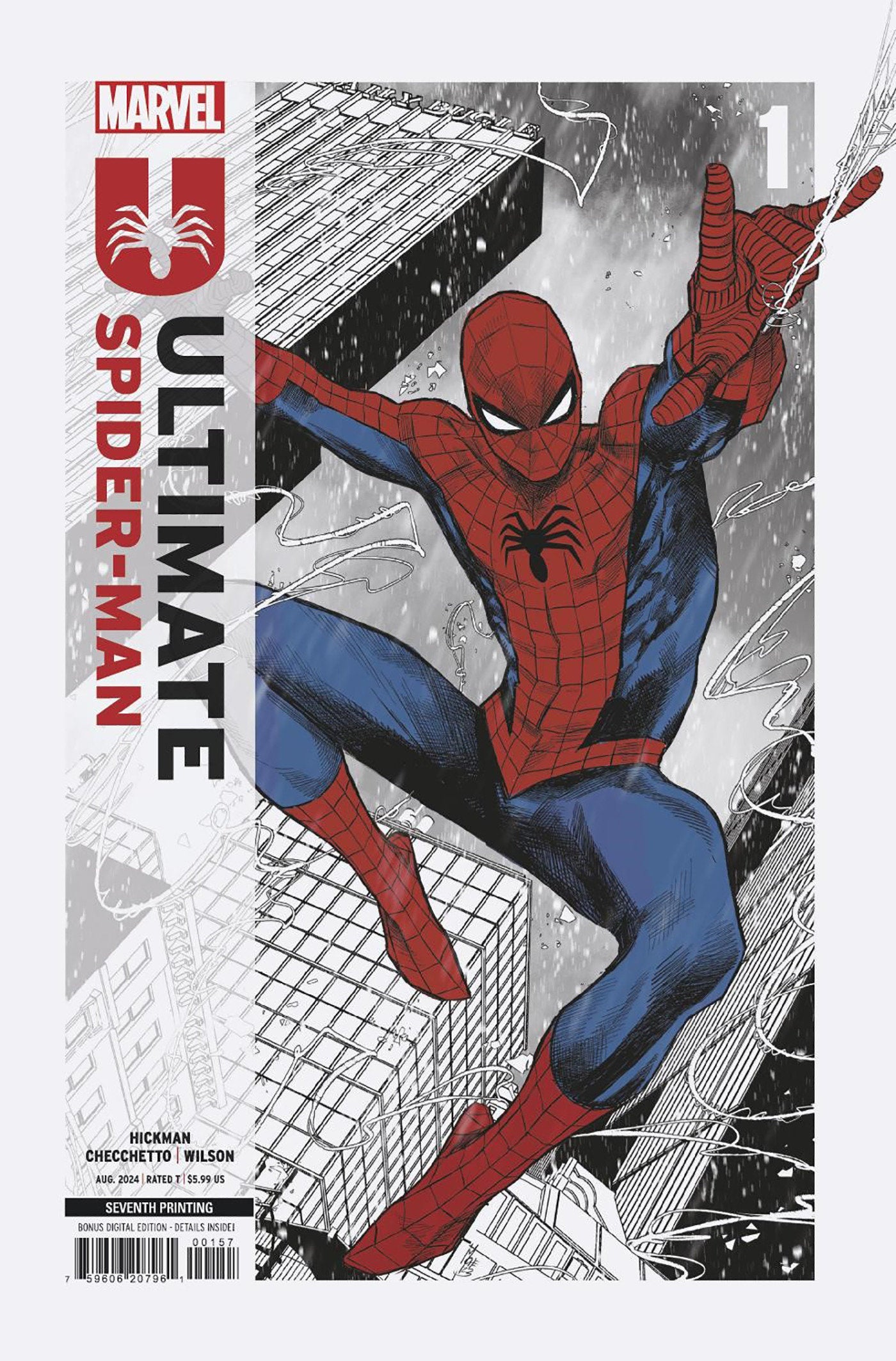 Ultimate Spider-Man #1 Marco Checchetto 7th Printing Variant | Dragon's Lair Comics and Fantasy Houston TX