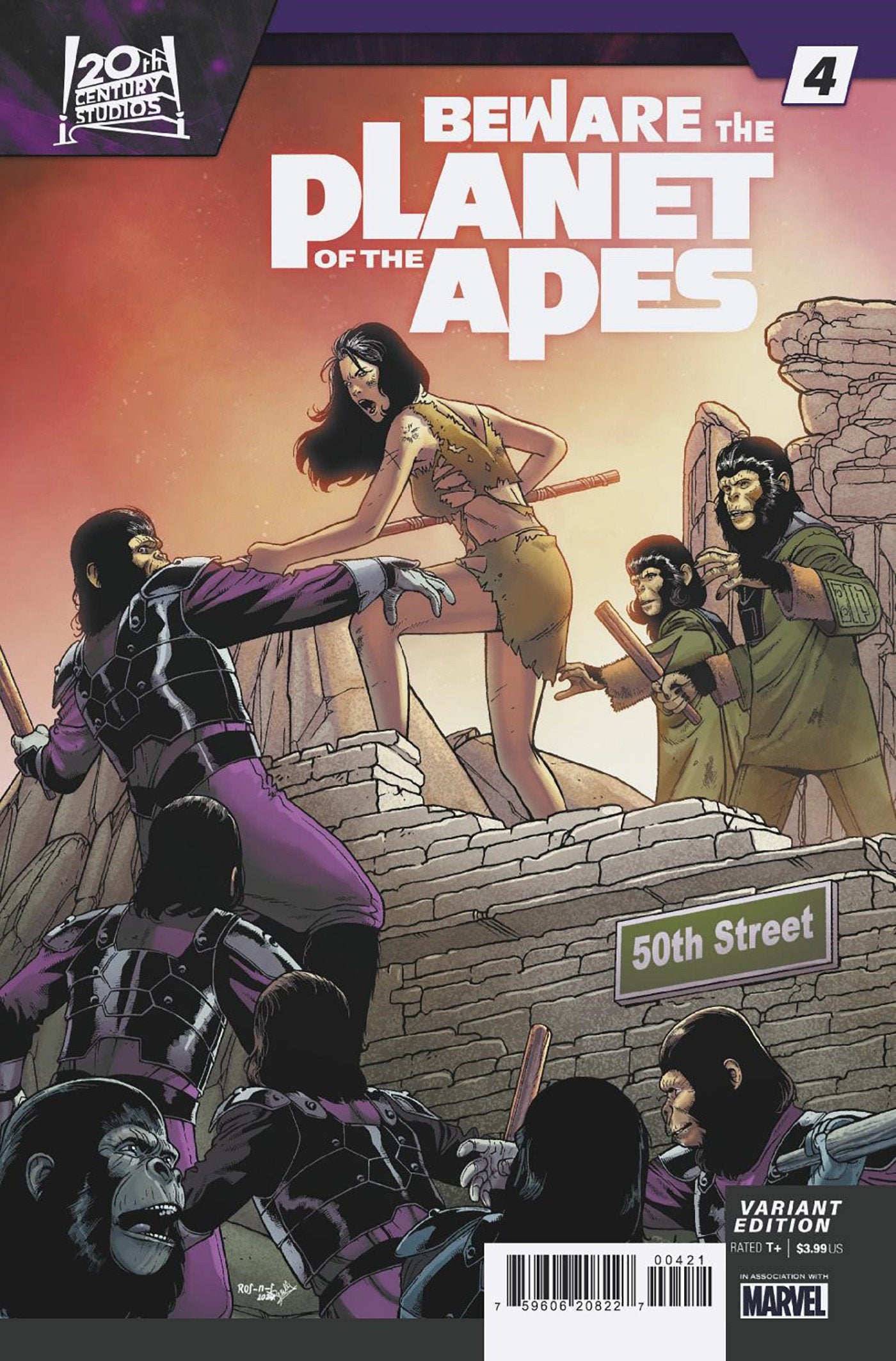 Beware The Planet Of The Apes #4 Ramon Rosanas Variant | Dragon's Lair Comics and Fantasy Houston TX