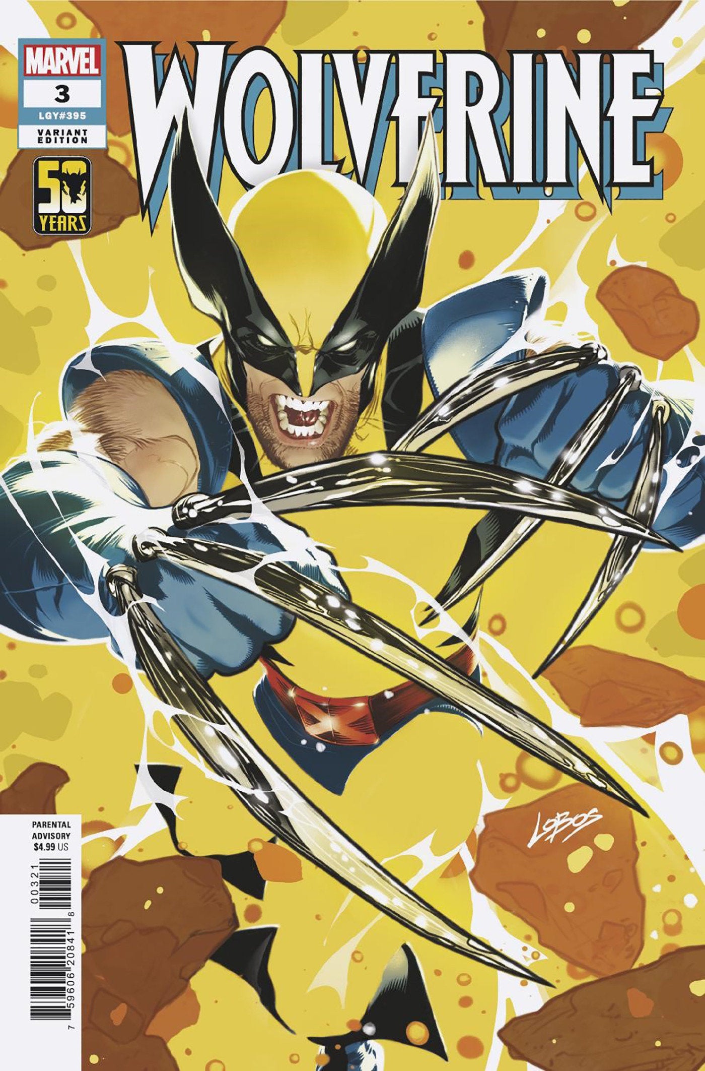 Wolverine #3 Pablo Villalobos Variant | Dragon's Lair Comics and Fantasy Houston TX