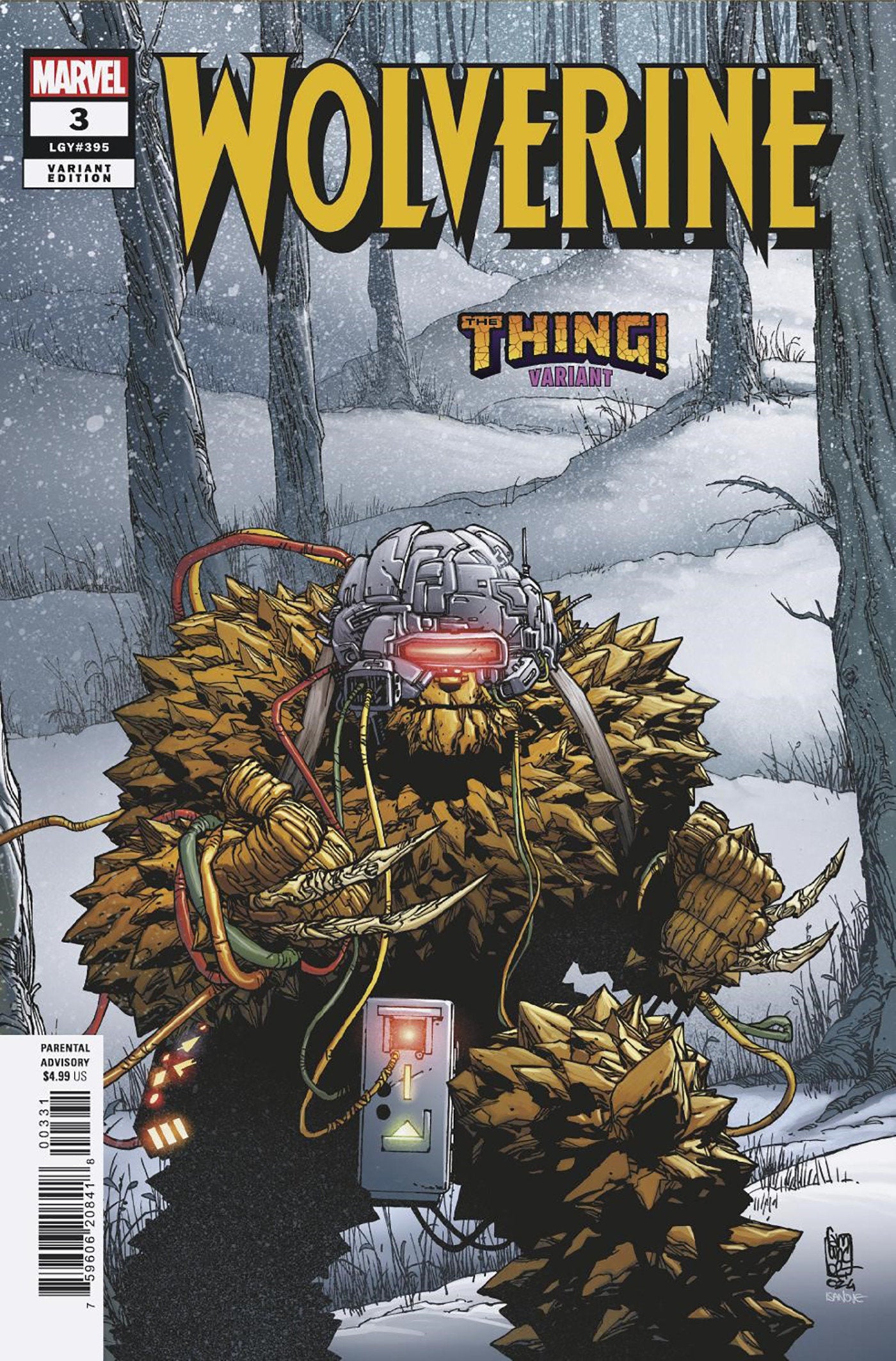 Wolverine #3 Giuseppe Camuncoli The Thing! Variant | Dragon's Lair Comics and Fantasy Houston TX