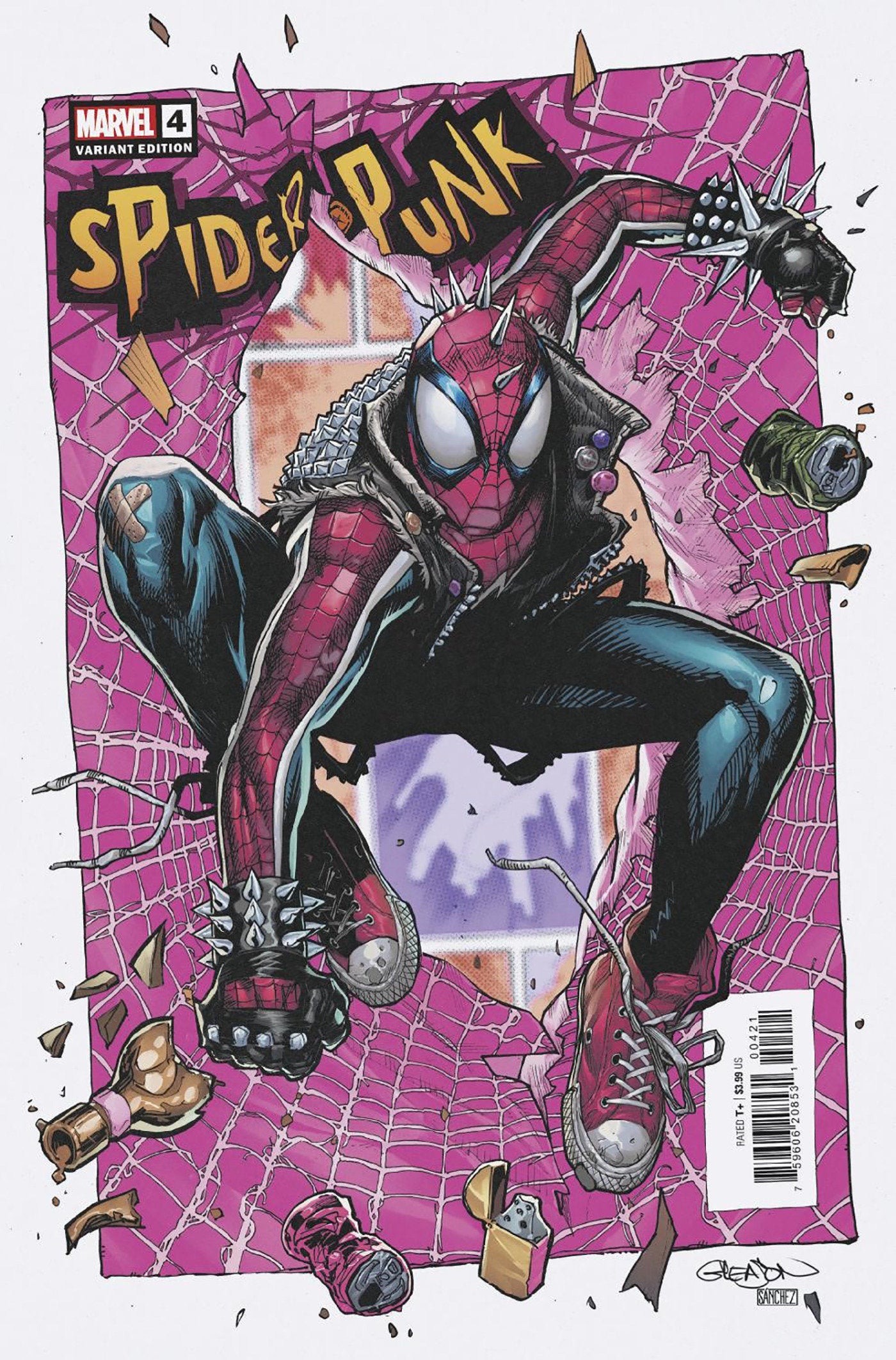 Spider-Punk: Arms Race #4 Pat Gleason Variant | Dragon's Lair Comics and Fantasy Houston TX