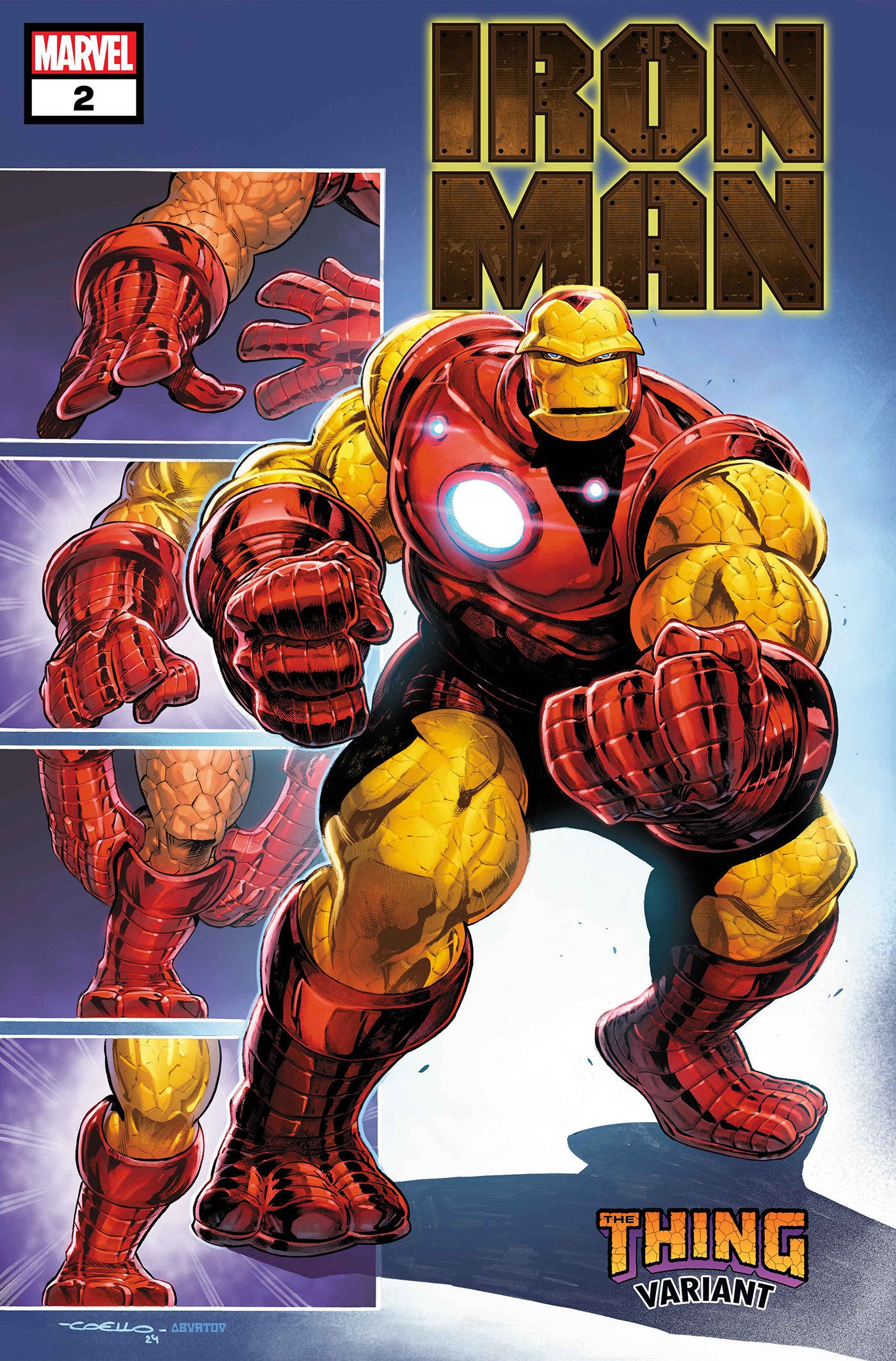 Iron Man #2 Iban Coello The Thing! Variant | Dragon's Lair Comics and Fantasy Houston TX