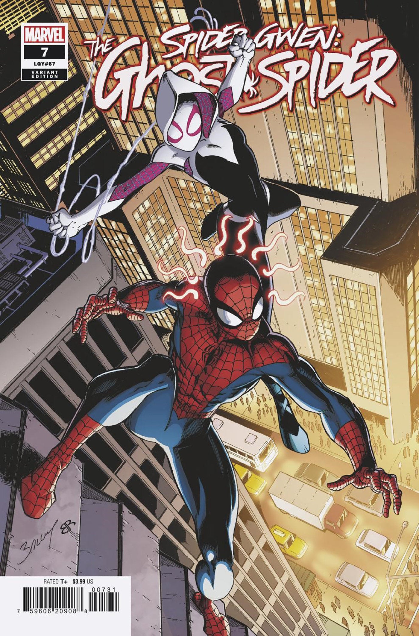 Spider-Gwen: The Ghost-Spider #7 Mark Bagley Variant | Dragon's Lair Comics and Fantasy Houston TX