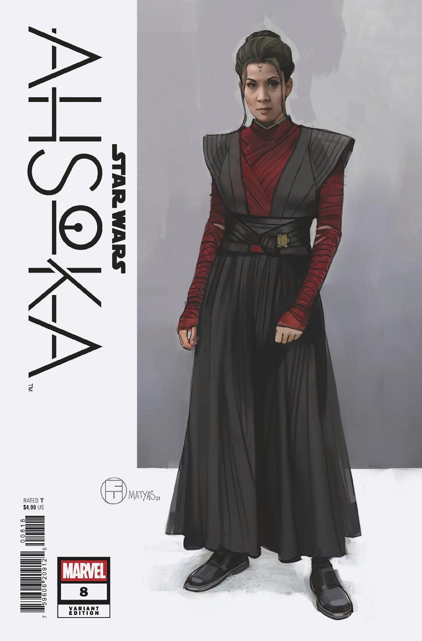 Star Wars: Ahsoka #8 Concept Art Variant | Dragon's Lair Comics and Fantasy Houston TX