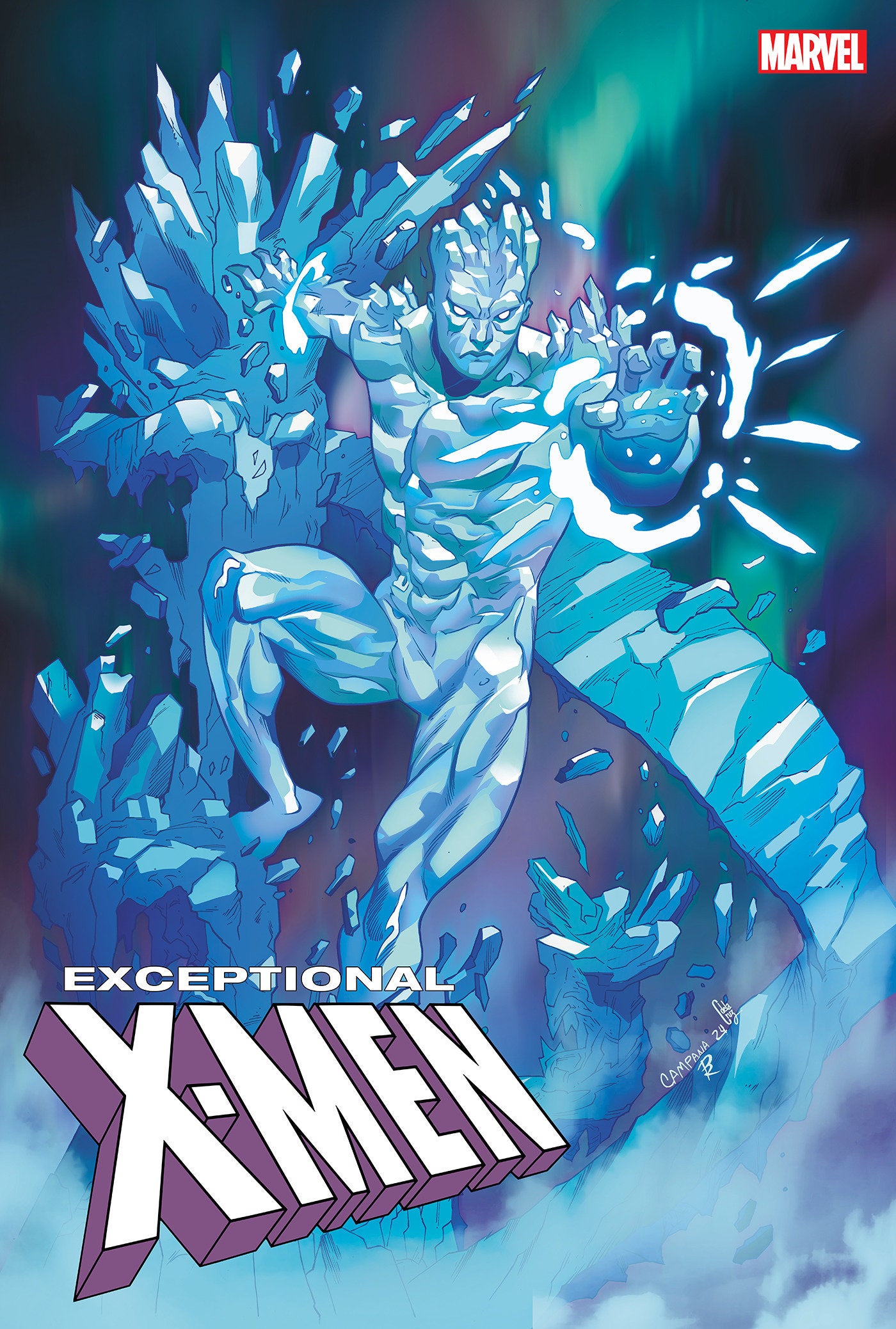 Exceptional X-Men #4 Chris Campana Iceman Variant | Dragon's Lair Comics and Fantasy Houston TX