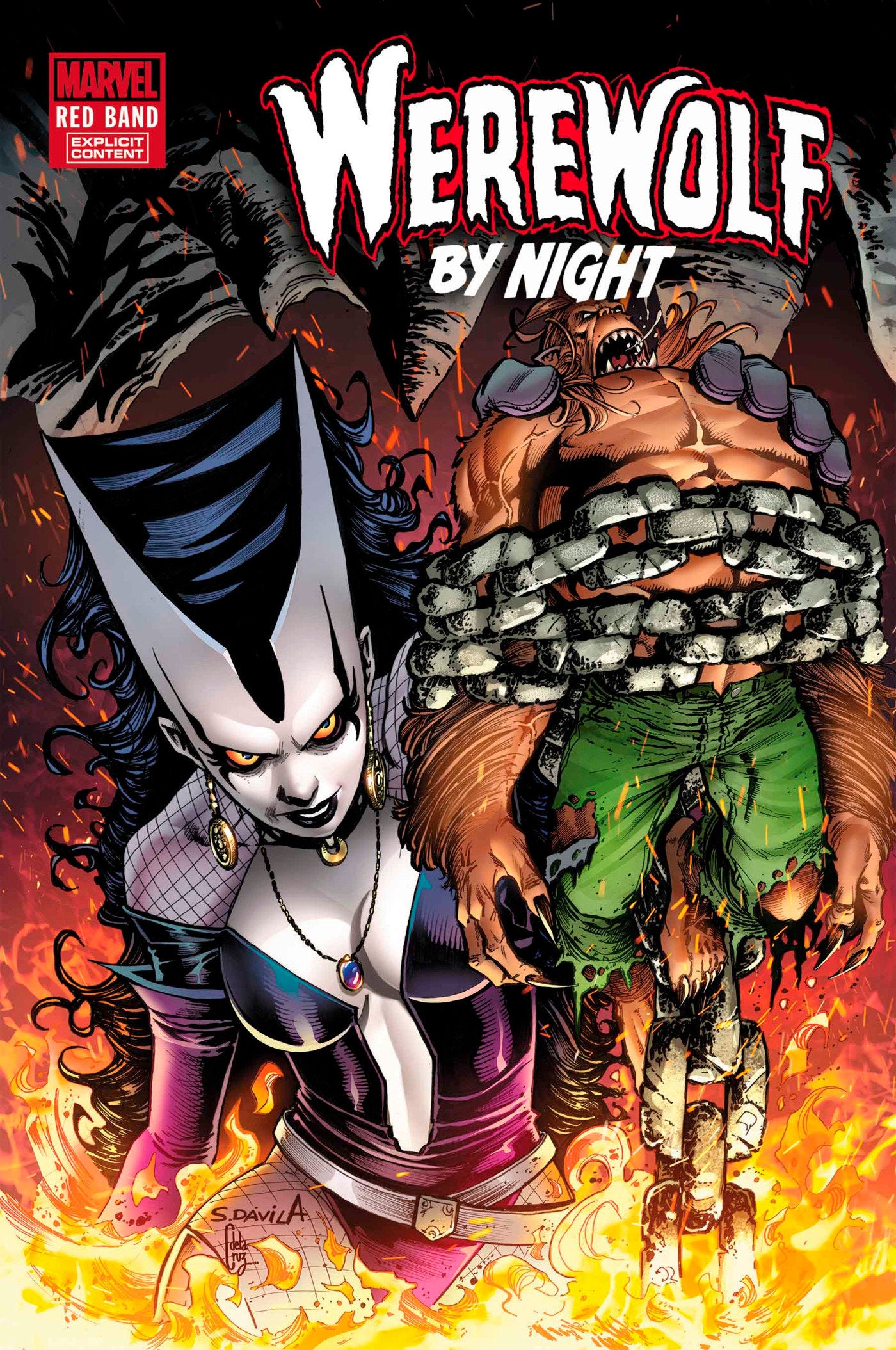 Werewolf By Night: Red Band #6 Sergio Davila Variant [Polybagged] | Dragon's Lair Comics and Fantasy Houston TX