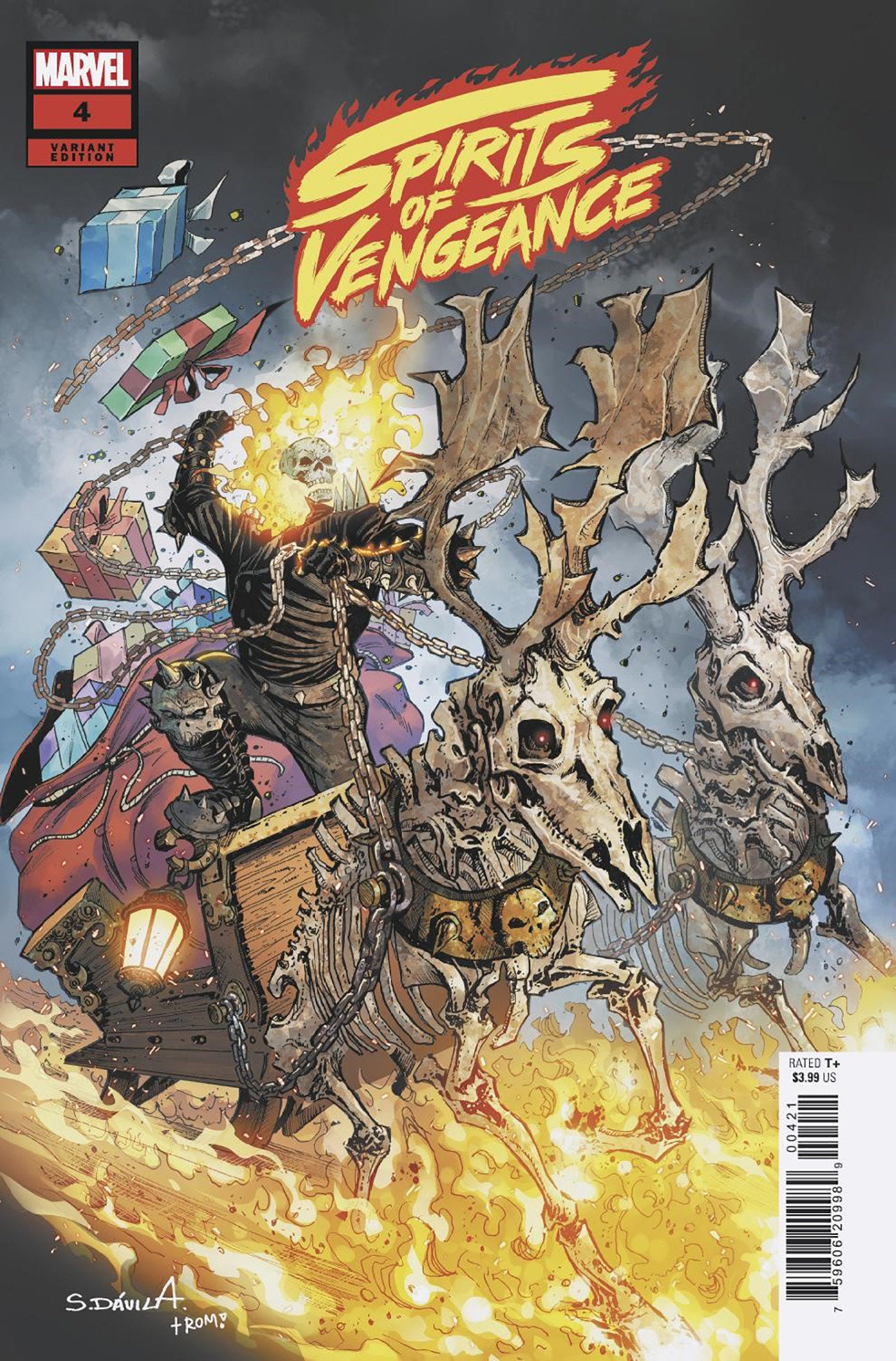 Spirits Of Vengeance #4 Sergio Davila Variant | Dragon's Lair Comics and Fantasy Houston TX