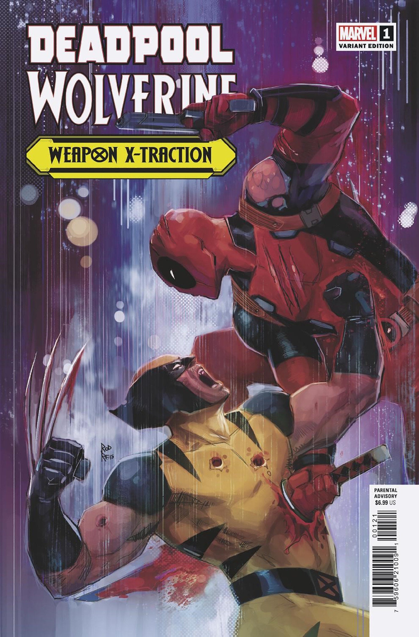 Deadpool/Wolverine: Weapon X-Traction #1 Rod Reis Variant | Dragon's Lair Comics and Fantasy Houston TX