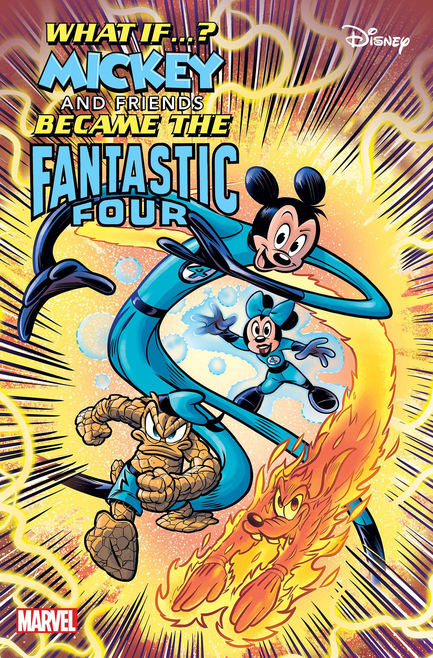 What If Mickey & Friends Became Fantastic Four #1 | Dragon's Lair Comics and Fantasy Houston TX